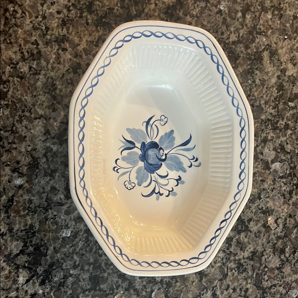 Vintage English Oval Bowl